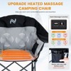 Docred Folding Rocking Camping Chair, Portable Outdoor Rocker with Cooler Bag, 400lbs Capacity, 600D Oxford Fabric, Padded Rocker Chair - 2 of 4