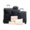 Whisen 9-Piece Luggage Set with Hardshell 20” Carry-On, 24” Medium, 28” Large Suitcases with TSA Lock, Backpack, Toiletry Bag, Storage Bags - 2 of 4