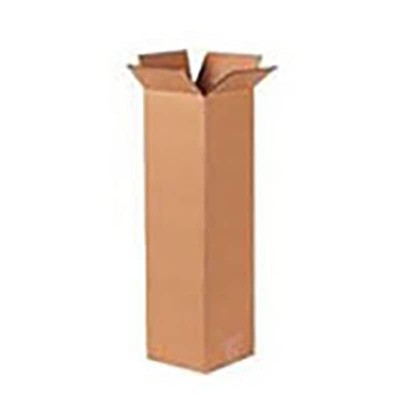 The Packaging Wholesalers Corrugated Kraft Box 4" x 4" x 40" 25/Pack 500/Bale BS040440