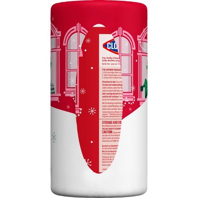 Clorox Fresh Lemon Scented Seasonal Disinfecting Wipes All Purpose Cleaners - 225ct/3pk