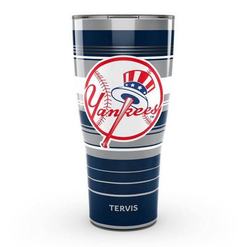 New York Yankees 30oz Stainless Steel Tumbler - Insulated, Double Wall, Sliding Lid