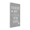 Stupell Industries Dogs are God's Way Quote Pawprint Pet Humor Wall Plaque Art - 3 of 4