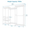 VIPEK V10  Wire Garment Rack 5 Tiers Heavy Duty Clothes Rack, Large Size Clothing Rack - 3 of 4