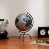 TopComfy Decorative Object Tabletop Globe on Iron Tripod Frame for Stylish Home Office Decor, Black and Silver, 8.5"*8"*12" - 2 of 4