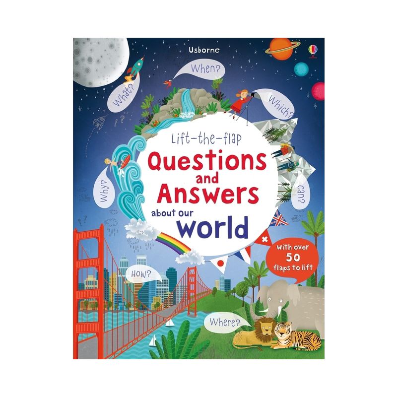 Lift-The-Flap Questions and Answers about Our World - by  Katie Daynes (Board Book), 1 of 2