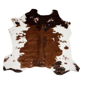 Luxe Classic Faux Hide Rug | 4.25'x'5 - 1 of 4