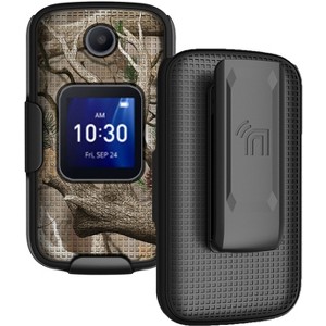 Nakedcellphone Case and Belt Clip Holster for Alcatel Go Flip 4, TCL Flip Pro - 1 of 4