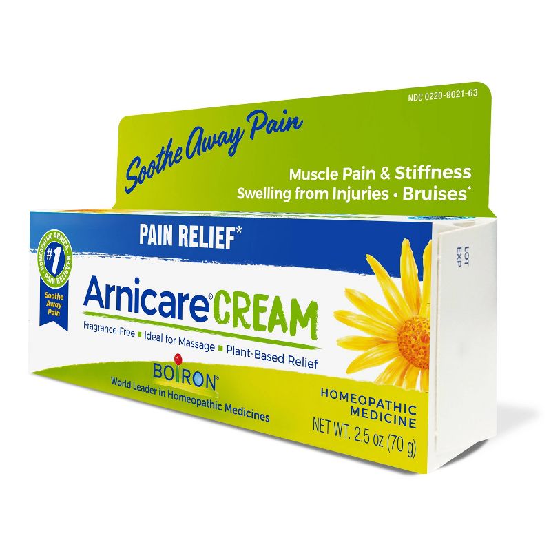 Boiron Arnicare Cream for Soothing Relief for Joint Pain, Muscle Pain, Muscle Soreness and Swelling from Bruises or Injury Fast Absorbing - 2.5oz, 6 of 10