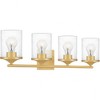 Quoizel Lighting Abner 4 - Light Vanity in  Aged Brass - 3 of 4