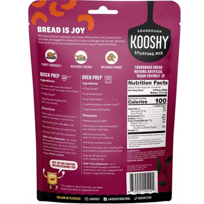 Kooshy Classic Sourdough Stuffing Mix - 6oz