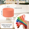 Unique Bargains Silicone Protective Heat Resistant Non Slip Coffee Cup Sleeve 4 Pcs - 2 of 4