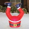 Occasions 3.5' INFLATABLE SANTA LEGS, 2.5 ft Tall, Multicolored - 2 of 4