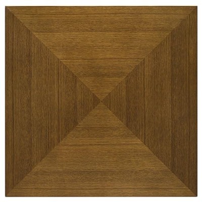 Walnut Brown Mid-Century Modern Rectangular Wood End Table