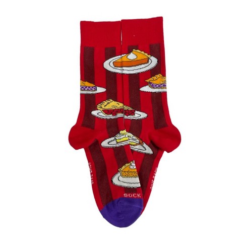 Pies for Dessert Socks (Women's Sizes Adult Medium) from the Sock Panda - image 1 of 4