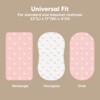 KeaBabies Bassinet Sheet for Baby Girls, Boys, 2-Pack Isla Fitted Bassinet Sheets, Bassinet Mattress Sheets - 2 of 4