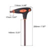 Unique Bargains S2 Steel T-Handle Metric Dual End Hex Wrench - 2 of 4