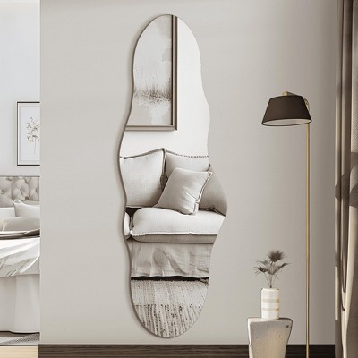 Lirago Asymmetrical Wall Mirror Vanity Mirror Decor Mirror 59x20