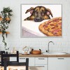 Stupell Industries German Shepherd with Pizza Framed Giclee Art - 3 of 4