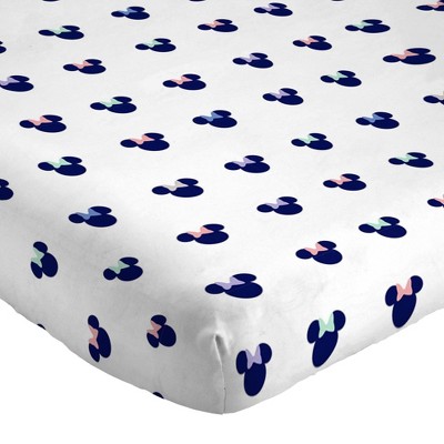 Minnie Mouse White Organic Cotton Full Sheet Set
