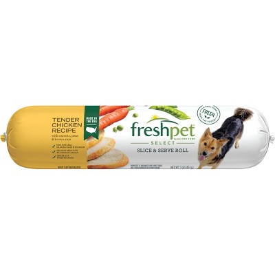 Freshpet Select Roll Tender Chicken Recipe Refrigerated Wet Dog Food - 1lbs