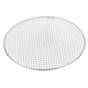 Unique Bargains Stainless Steel Round Cross Wire Barbecue Grill with Legs - 3 of 4