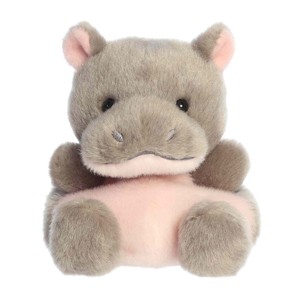 Aurora Mini Ham Pygmy Hippo Palm Pals Adorable Stuffed Animal Gray 5" - 1 of 4