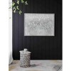 47"x35.5" Silver Lake Heavy Textured Oil Painting on Framed Wall Art Gray/Silver - A&B Home: Contemporary Art Deco Style, D Ring Mount - image 3 of 4