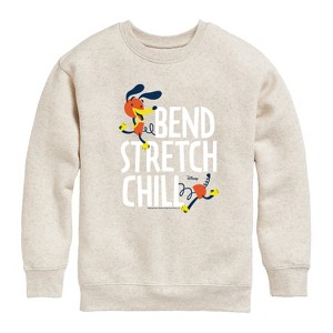 Boys' - Disney - Slinky Dog Bend Stretch Chill Graphic Long Sleeve Fleece Sweatshirt - 1 of 4