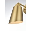 Elegant Lighting Halycon 5 Inch Wall Sconce in Satin Gold - 4 of 4