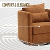 Swivel Accent Chair, Upholstered Comfy Swivel Couch, Swivel Barrel Chair, Single Sofa Armchair - 3 of 4