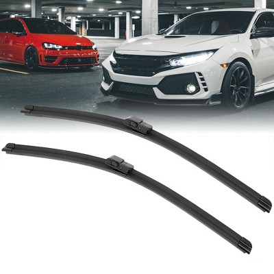 X-Autohaux Plastic Rubber for Discovery MK2 98-04 Windshield Wipers 21"+21" Black 2 Pcs