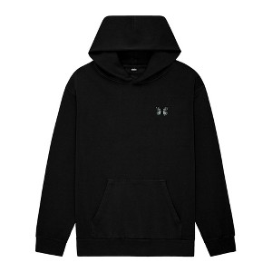 Dalix Butterfly Embroidery Relaxed Hoodie Soft Fleece Sweatshirt Fit Lounge Womens - 1 of 4