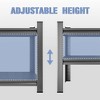 ORRD Adjustable Divider Shelf, Metal Bookcase, Office Vertical Storage Rack, Black - 4 of 4