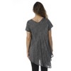Riviera Sun Lace-Up Casual Tunic Top with Embroidery - 3 of 3