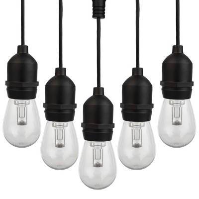 50ft Multi-Colored LED Outdoor String Lights with Remote