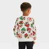 Toddler Boys' Super Mario and Friends Fleece Pullover - Cream - image 2 of 3