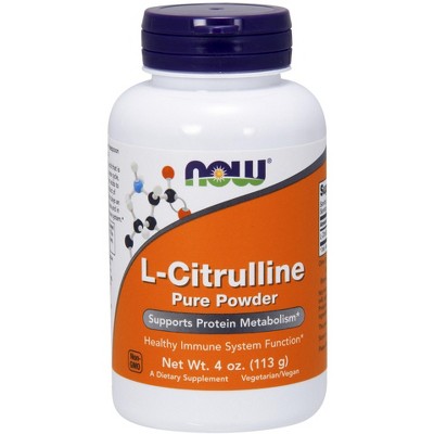 L-Citrulline Pure by Now Foods  -  4 oz Powder