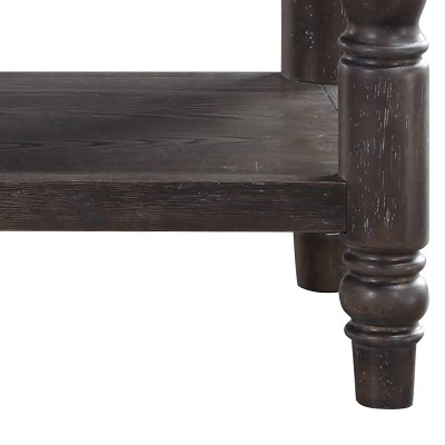 Hutchins 60" Washed Espresso Wood Server