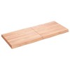vidaXL Table Top Light Brown 47.2"x19.7"x(0.8"-2.4") Treated Solid Wood Live Edge - 4 of 4