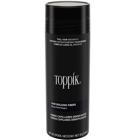 Toppik Hair Building Fibers (BLACK - 1.94 oz XXL PRO LARGE) Fill In Fine or Thinning Hair Instantly Thicker, Fuller Looking Hair - image 1 of 4