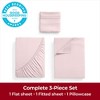 Mellanni 1800 Bed Sheets Twin Blush Pink - 2 of 3