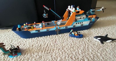 Lego City Arctic Explorer Ship Floatable Building Toy Set 60368 : Target