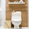 Aoibox Macrame Storage Basket Set of 2 Boho Woven Decorative Bins for Organizing Countertop Toilet Paper Tank Top Home Decor Bedroom Nursery - 3 of 4