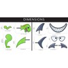 Decorae Shark & Dinosaur Theme Pumpkin Decorating Set; 13 Metal Accessories for Halloween Fall Pumpkin Face Decorating - 3 of 4