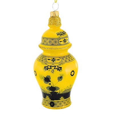 Cody Foster 4.5 Inch Gilded Urn Christmas Tree Ornament , Christmas Decor Glittered Luxury Urn (1PC)