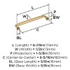 Amerock Coble Pull for Cabinets, Drawers, and Furniture - 3 of 4