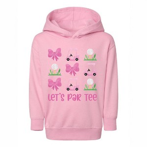 The Juniper Shop Let's Par Tee Coquette Toddler Graphic Hoodie - 1 of 3