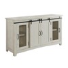 Aspen 65" Solid Wood TV Stand Antique White Finish - Martin Svensson Home - 2 of 4