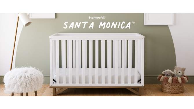 Storkcraft Santa Monica 5-in-1 Convertible Crib, 2 of 17, play video