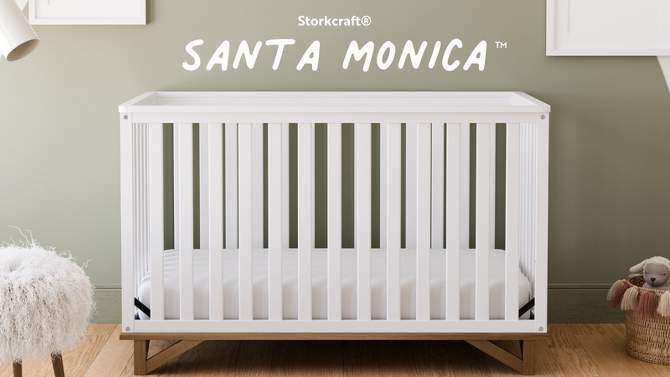 Storkcraft Santa Monica 5-in-1 Convertible Crib, 2 of 14, play video